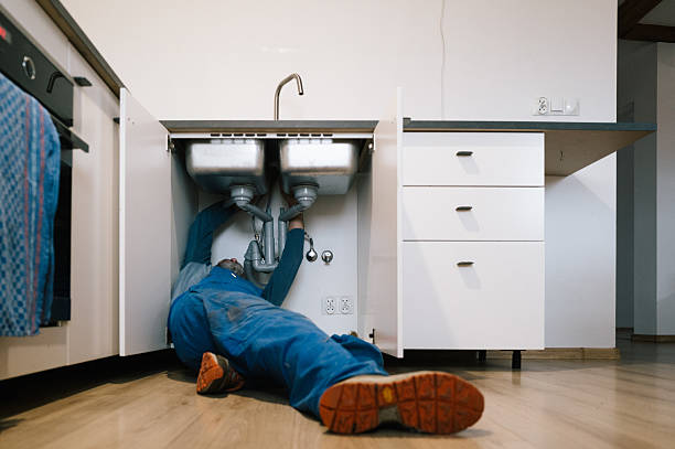 Professional Drain Cleaning technician working in Greenwich, CT